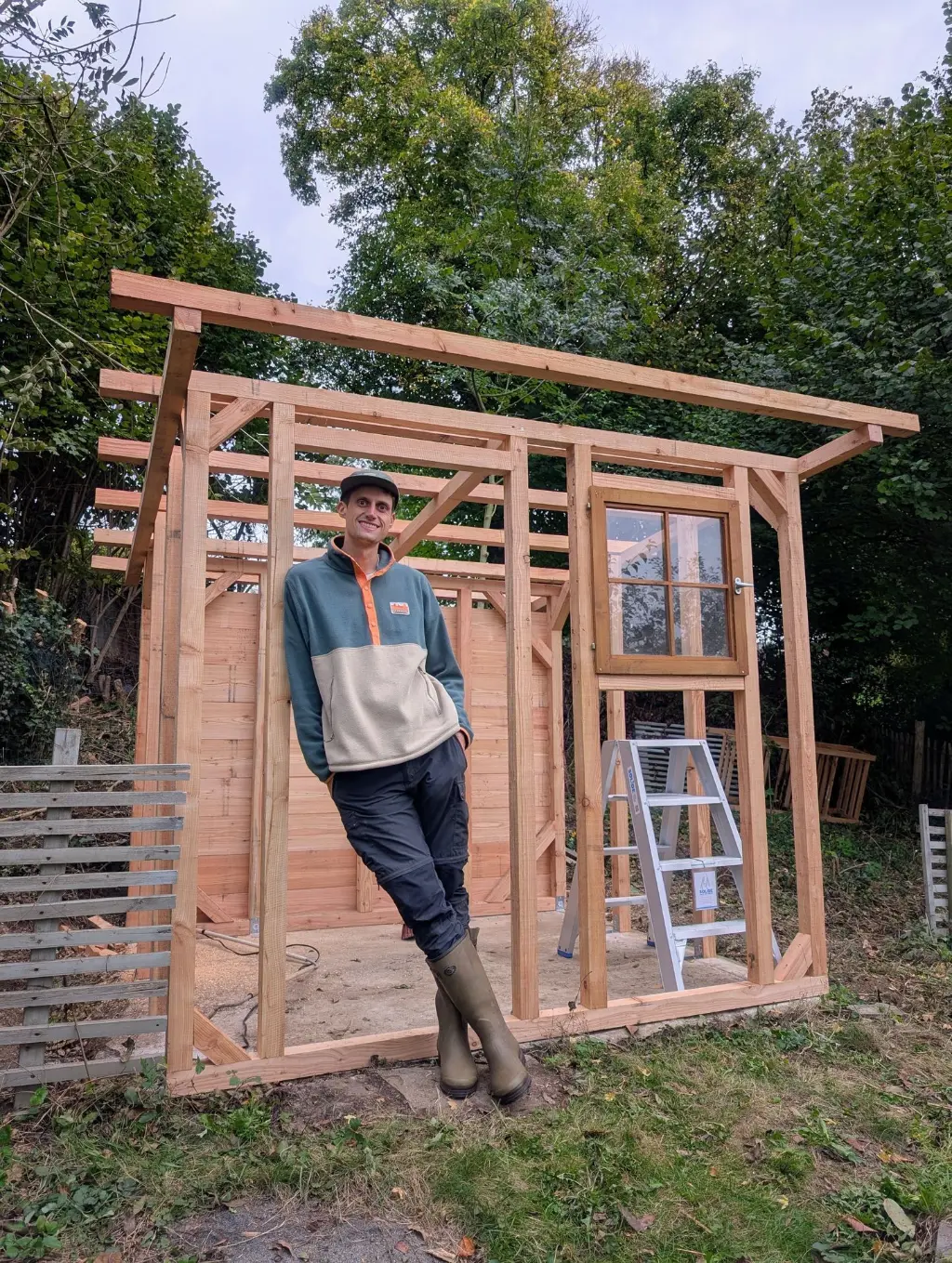 abri en construction