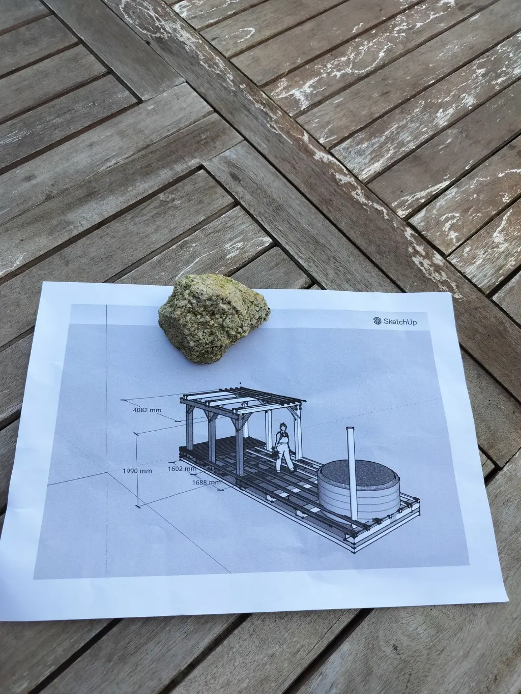 plan de construction cabane en bois